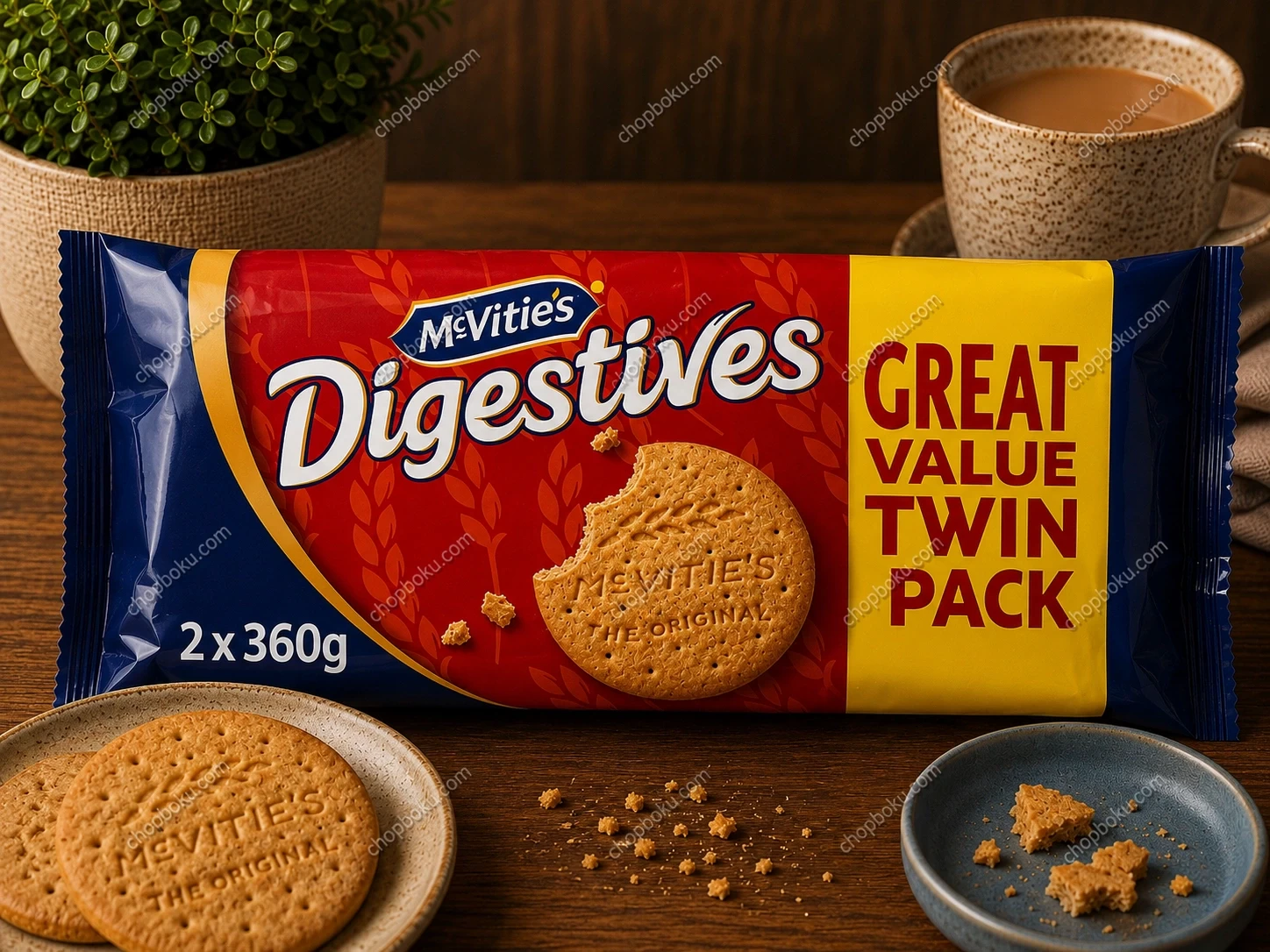 McVitie's Digestives The Original Biscuits Twin Pack 2 x 360g – Imported Wheat Biscuits in Lagos Nigeria