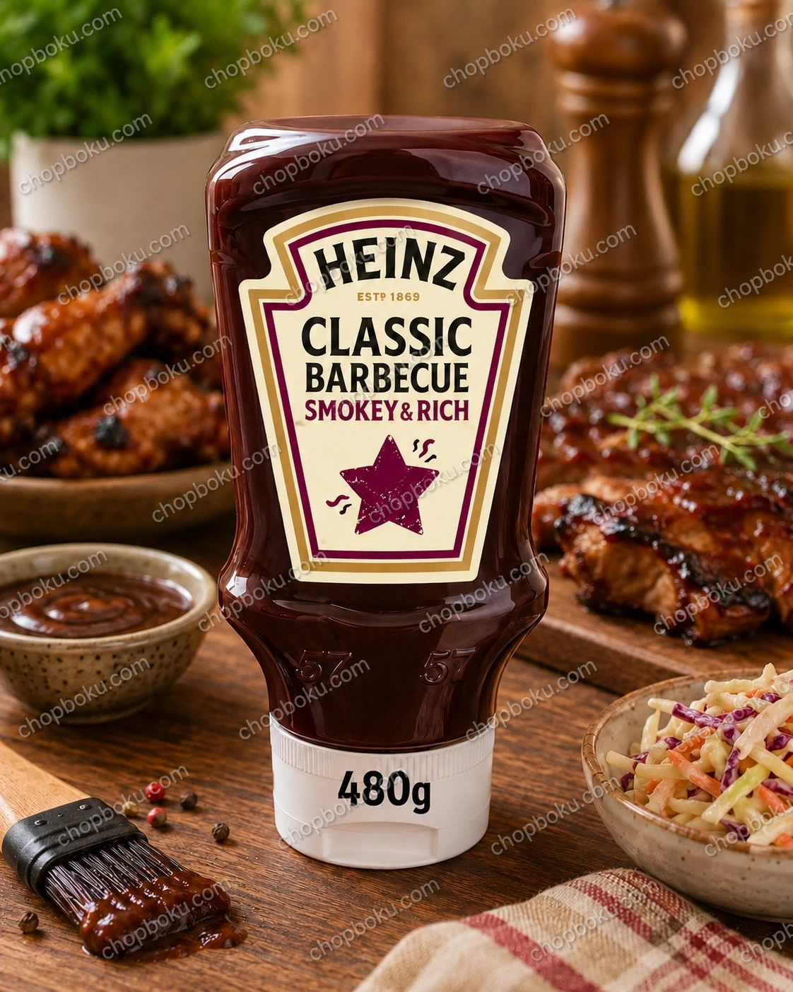 Heinz Classic Barbecue Sauce 480g – Smoky BBQ Cooking & Grilling Sauce in Lagos Nigeria