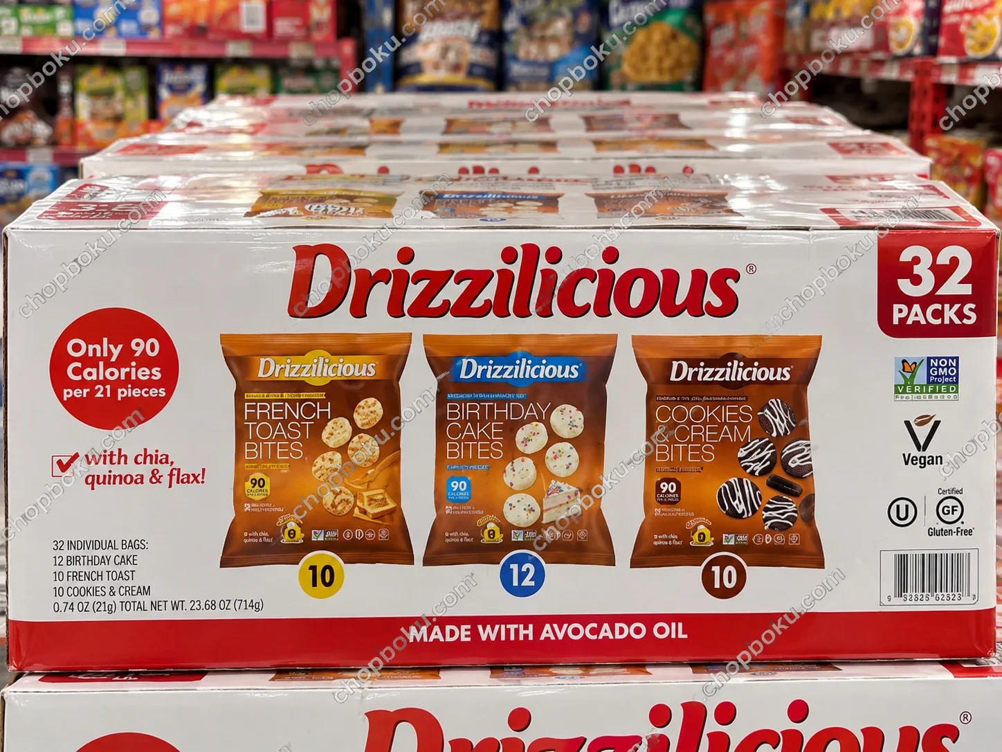 Drizzilicious Mini Rice Cakes Variety Pack 32 x 0.74oz