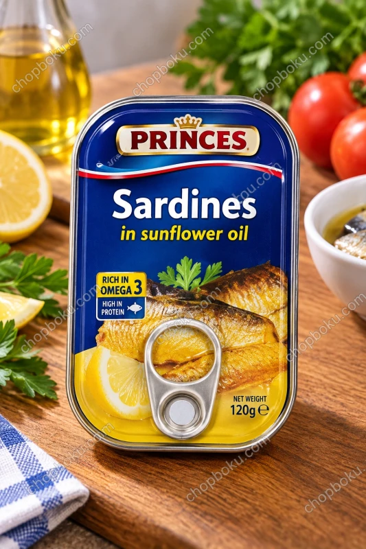 Princes Sardines in Sunflower Oil 120g