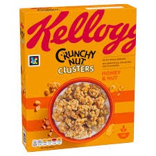 KELLOGGS CRUNCHY NUT CLUSTERS HONEY