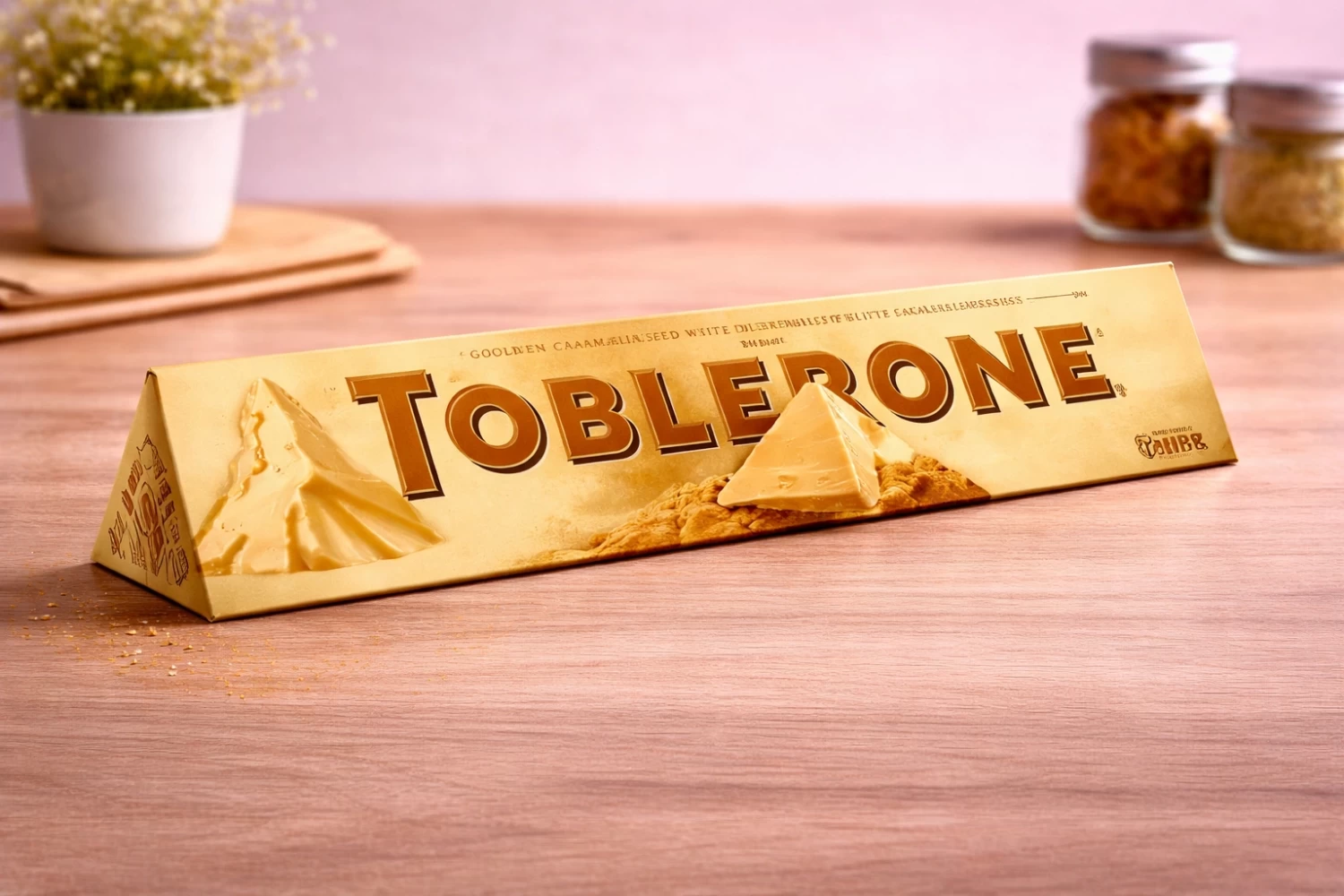 Toblerone Golden Caramelised White Chocolate Bar – Honey & Almond Nougat Swiss Chocolate | Buy in Lagos, Abuja, Port Harcourt (Retail & Bulk Nigeria)