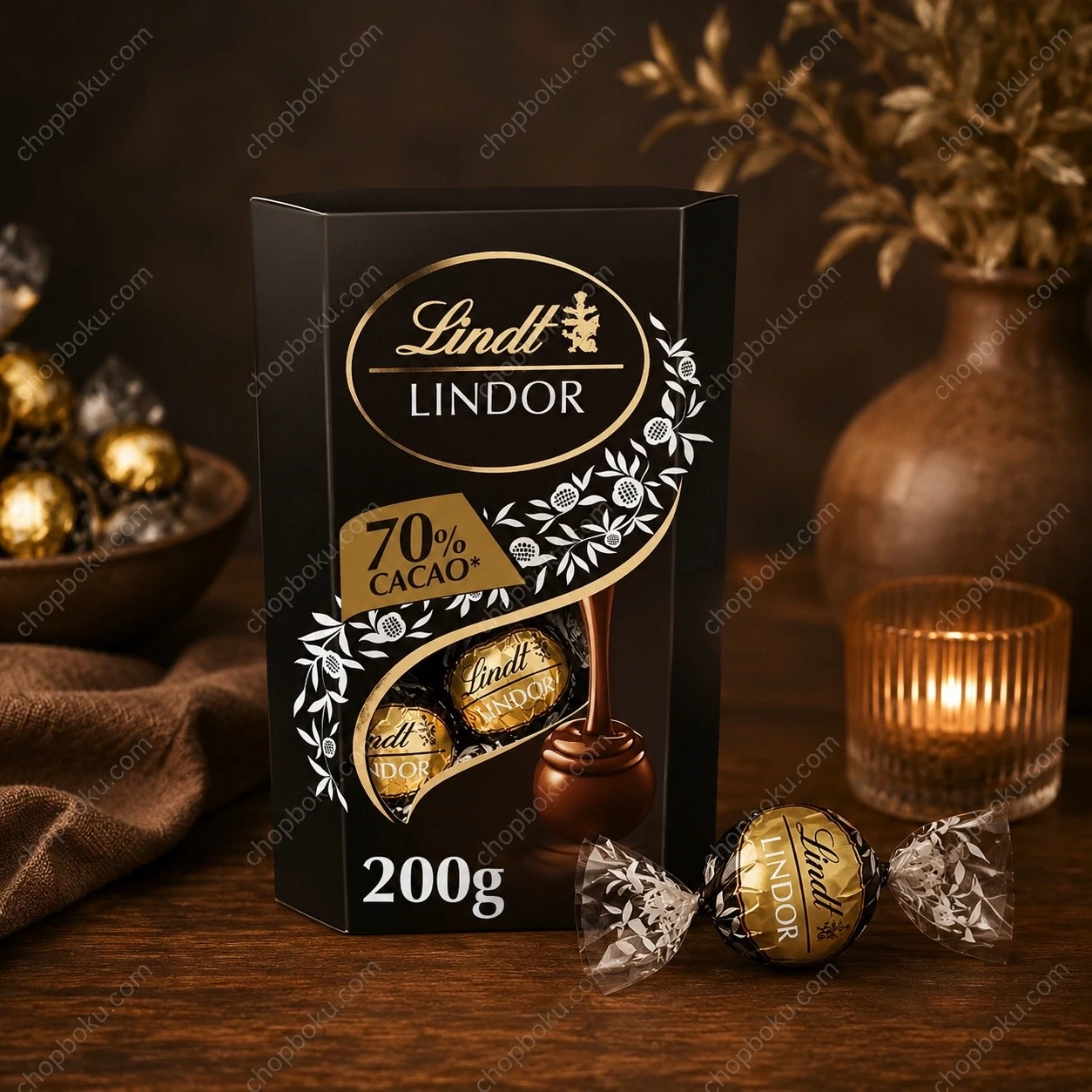 Lindt Lindor Extra Dark Chocolate Truffles 70% Cacao 200g