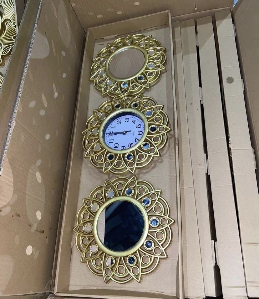 3 in 1 Luxury Wall cloth With Mirror