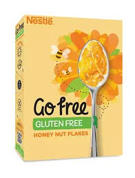 NESTLE GO FREE HONEY NUT CORNFLAKES
