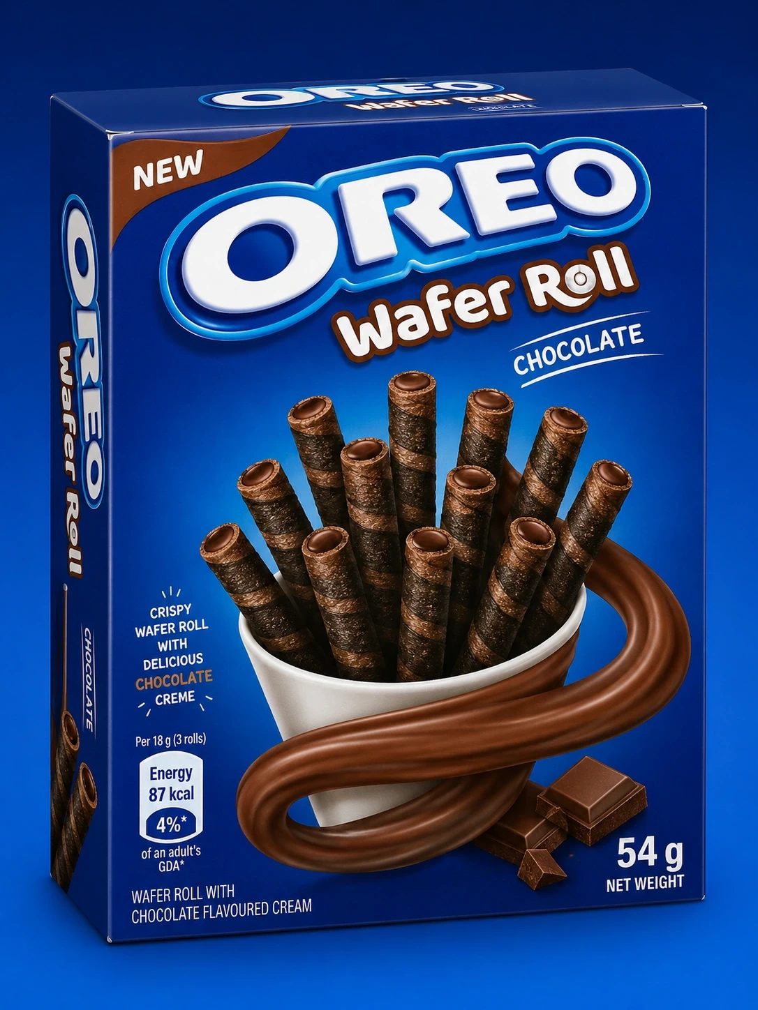 OREO Wafer Roll Chocolate Multipack (20 x 54g) – Crispy Chocolate Wafer Rolls in Lagos Nigeria