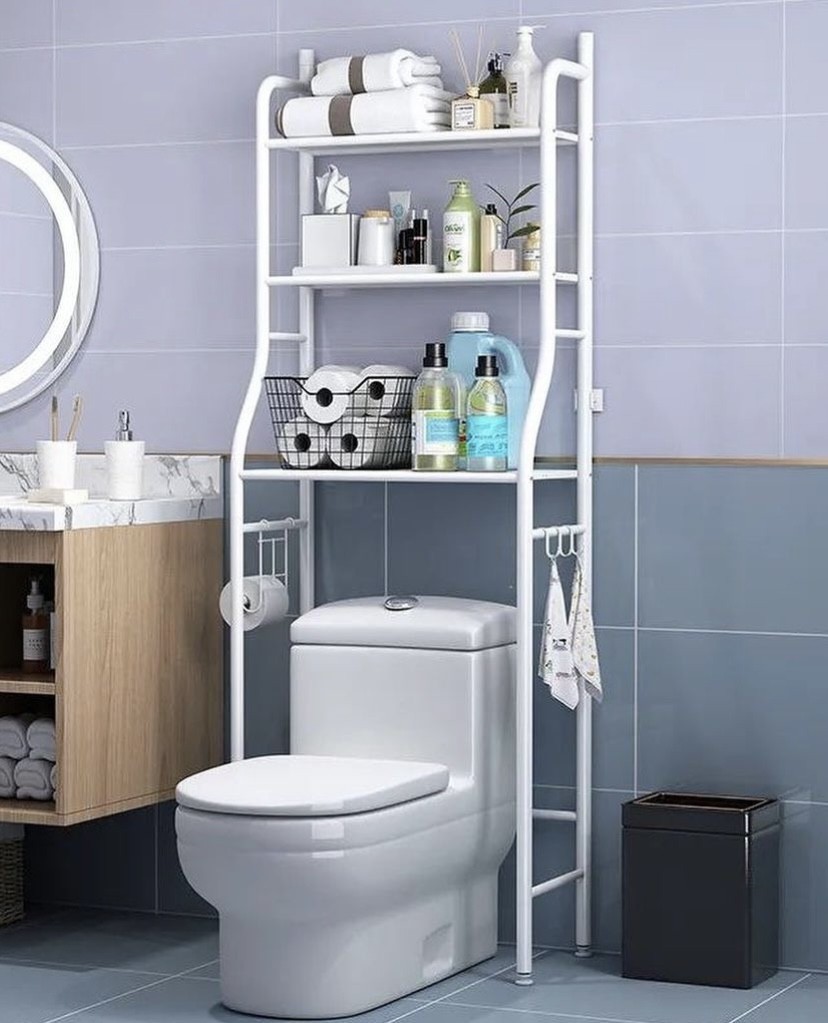 3 Tier Over Toilet Bathroom Storage Rack Shelf Organizer