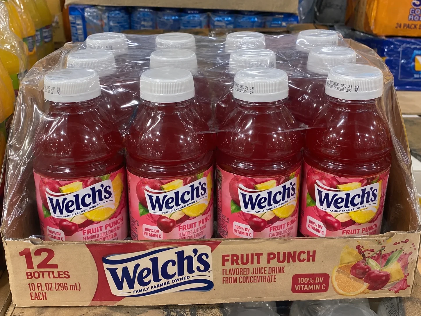 Welch's Fruit Punch Juice Drink 473ml x 12