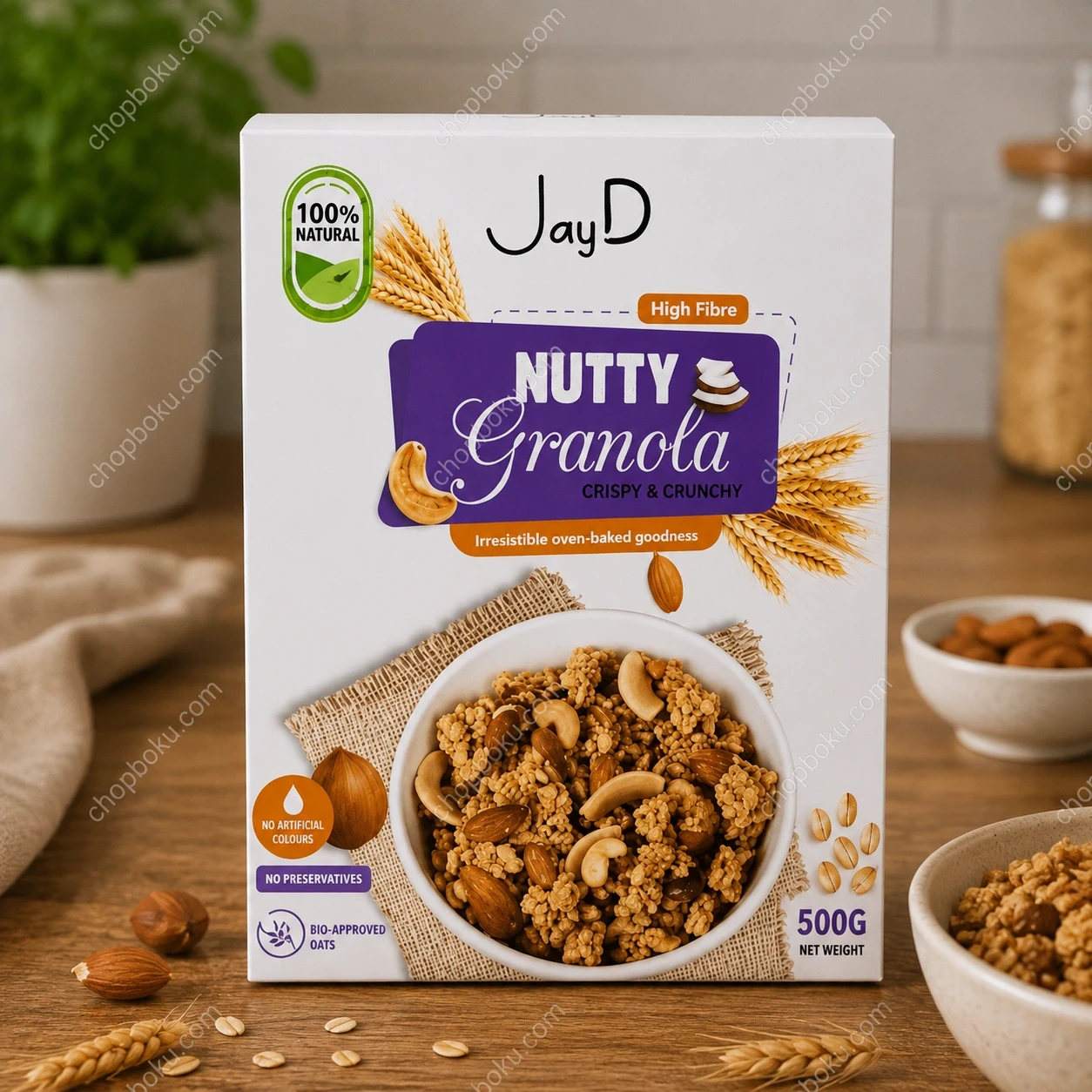 JayD Nutty Granola 500g