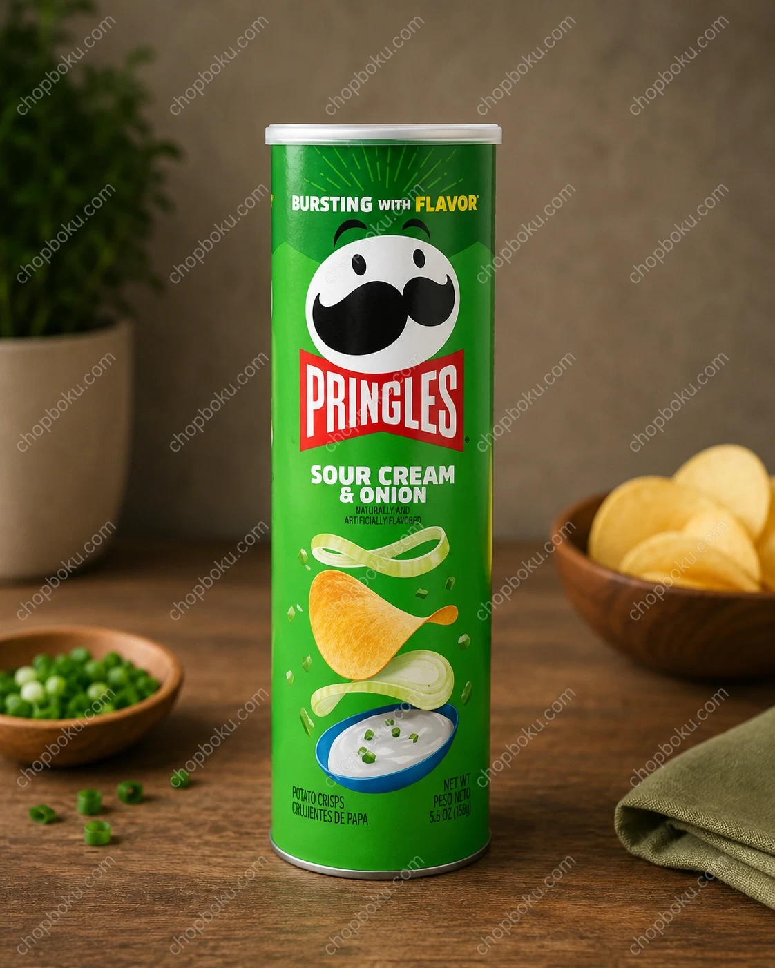 Pringles Sour Cream & Onion 165g