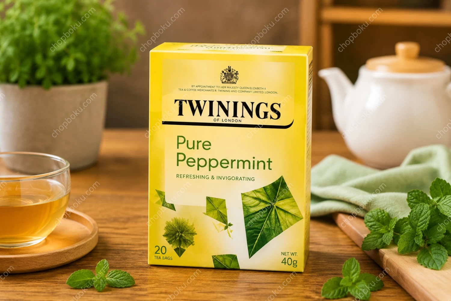 Twinings Pure Peppermint Tea 40g (20 Tea Bags) – Refreshing Herbal Tea in Lagos Nigeria