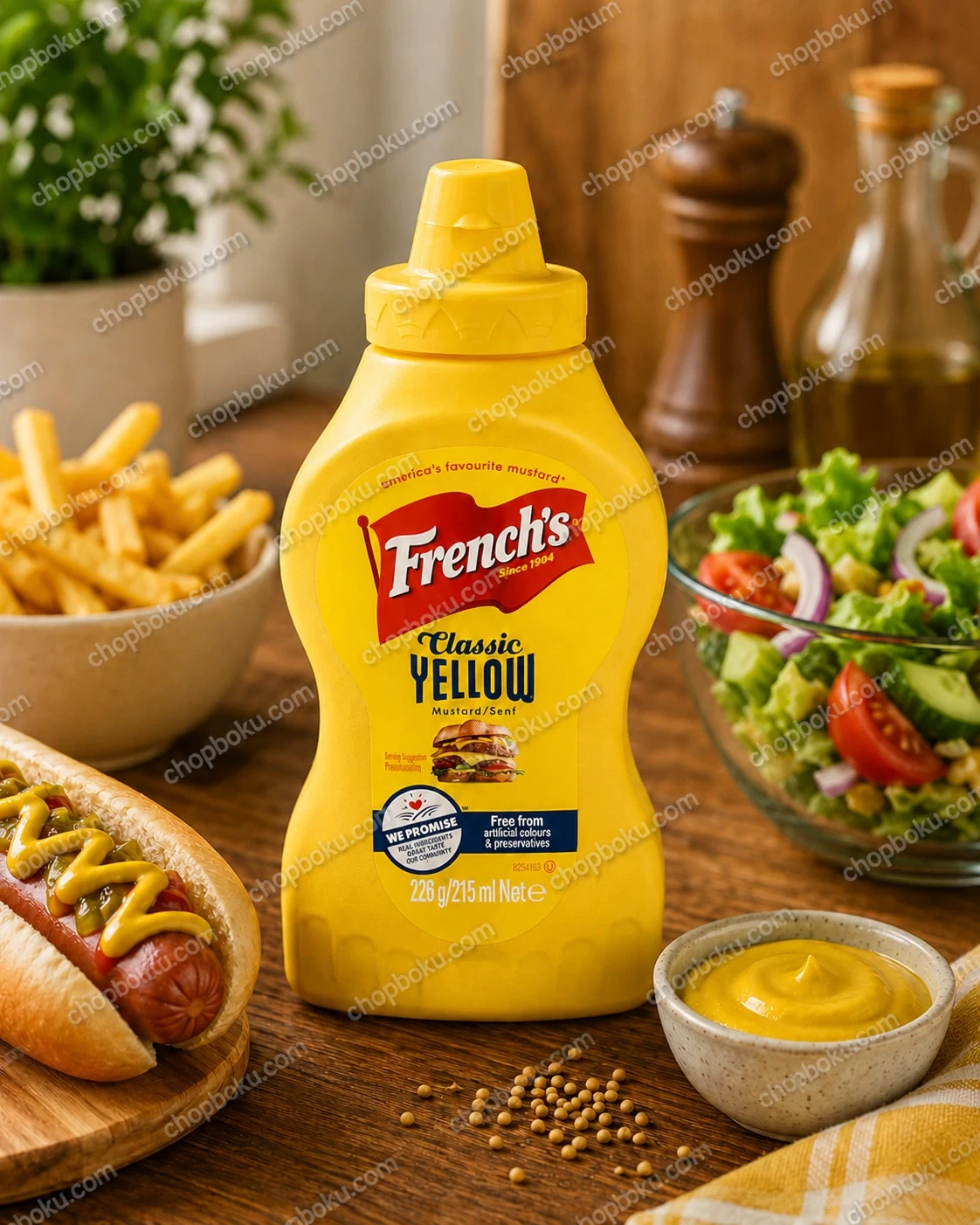 French's Classic Yellow Mustard 226g – Premium American Mustard Sauce in Lagos Nigeria