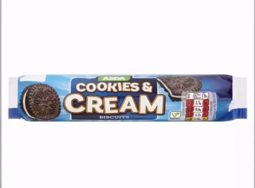 ASDA COOKIES AND CREAM