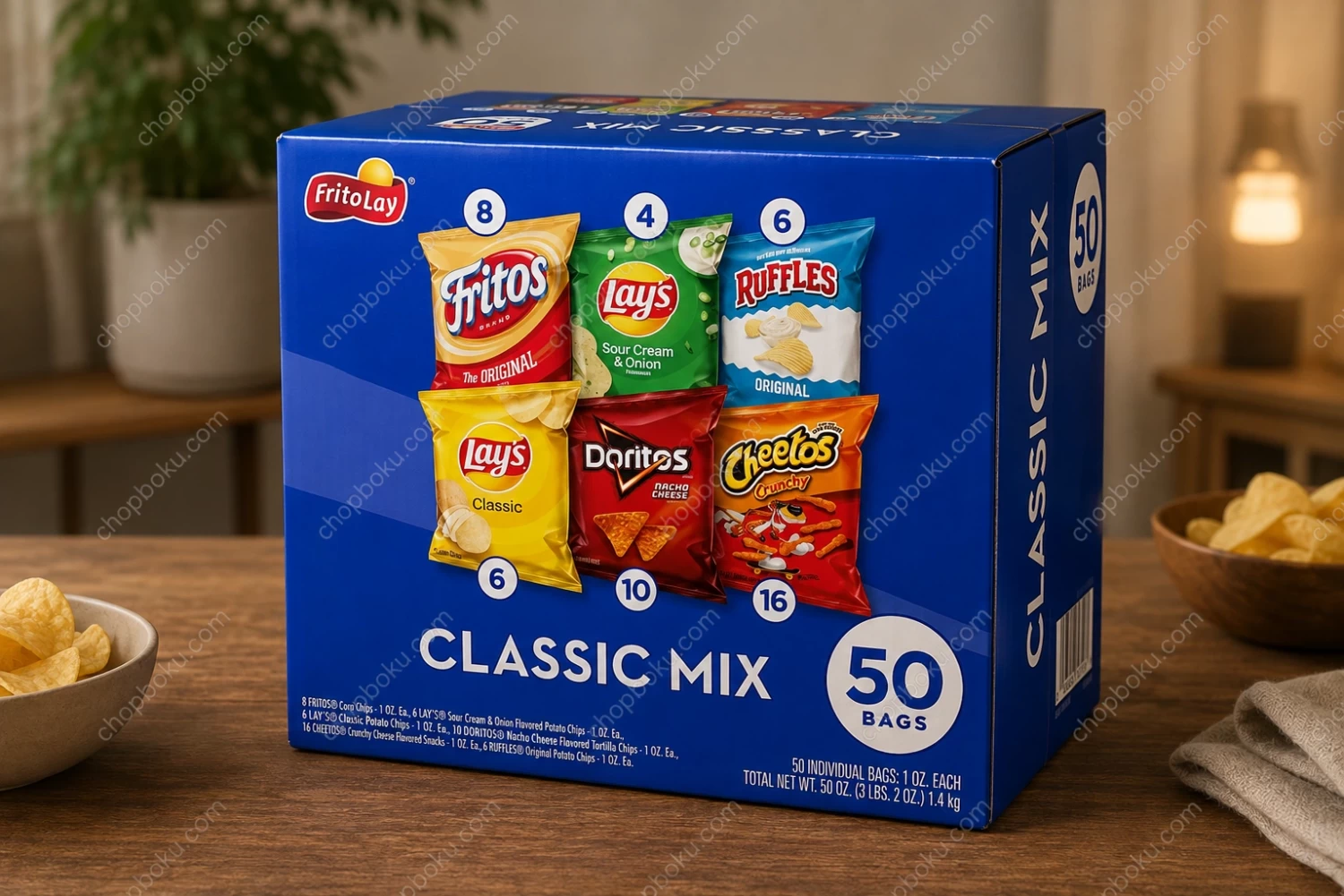 Frito-Lay Classic Mix Variety Pack 50 Bags