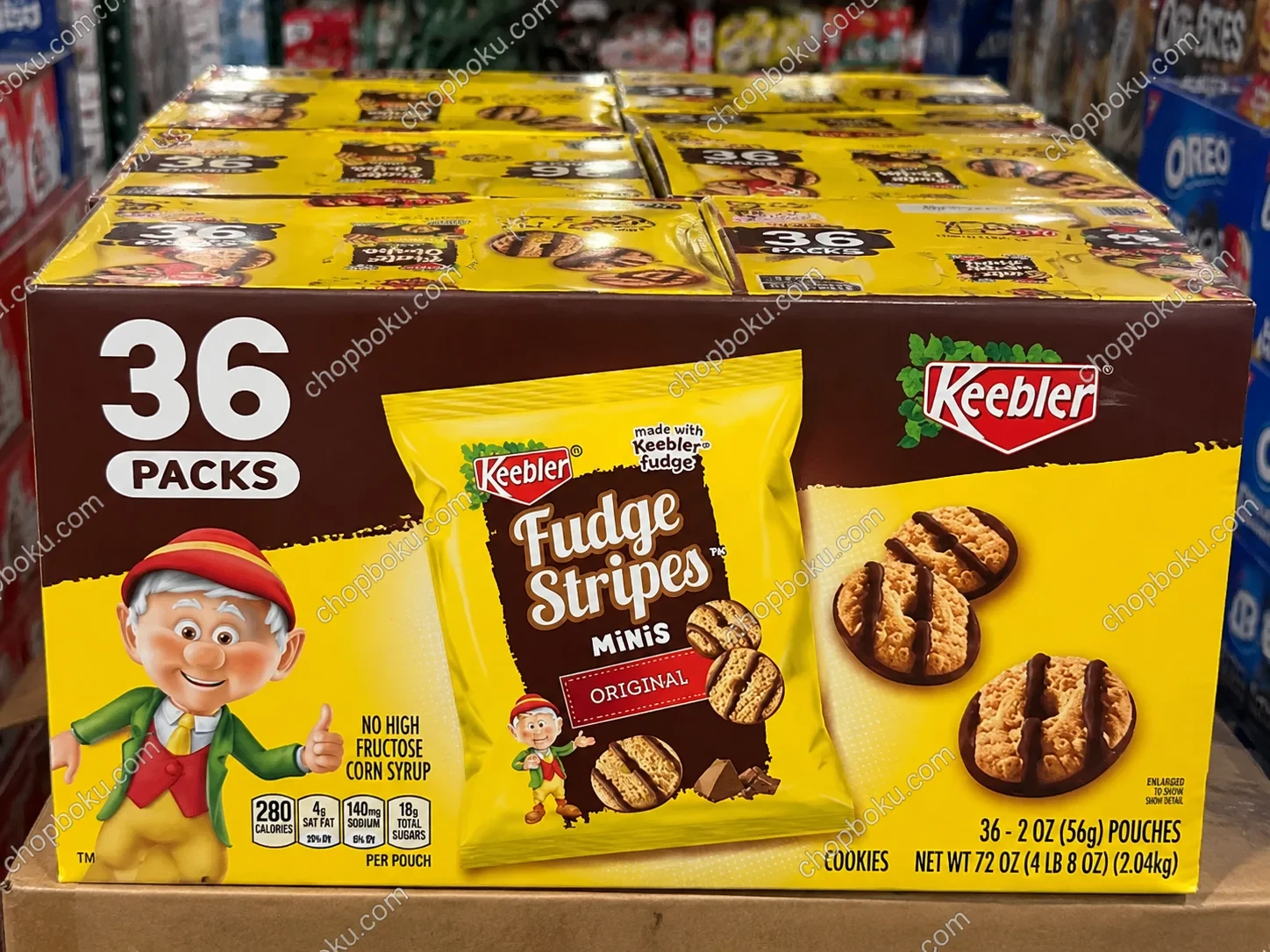 Keebler Fudge Stripes Minis Cookies 56g x 36