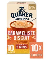 QUAKER OATS SO SIMPLE CARAMELISED BISCUIT POT
