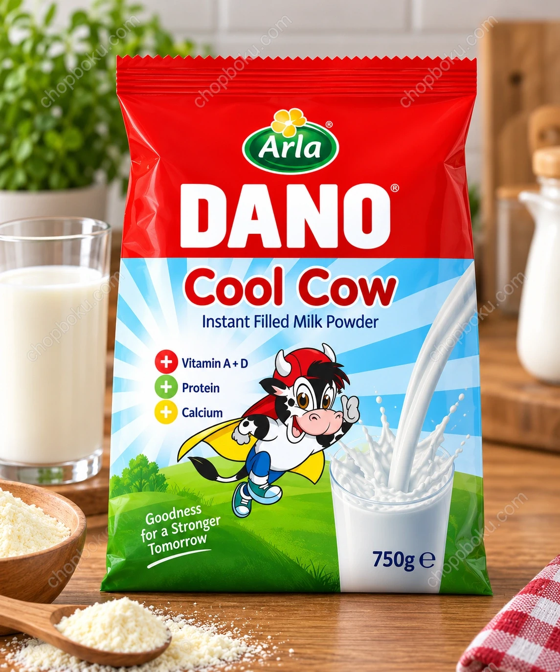Dano Cool Cow Instant Filled Milk Powder Sachet 750g