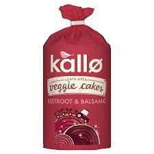 KALLO BEETROOT & BALSAMIC VINEGAR VEGGIE CAKES