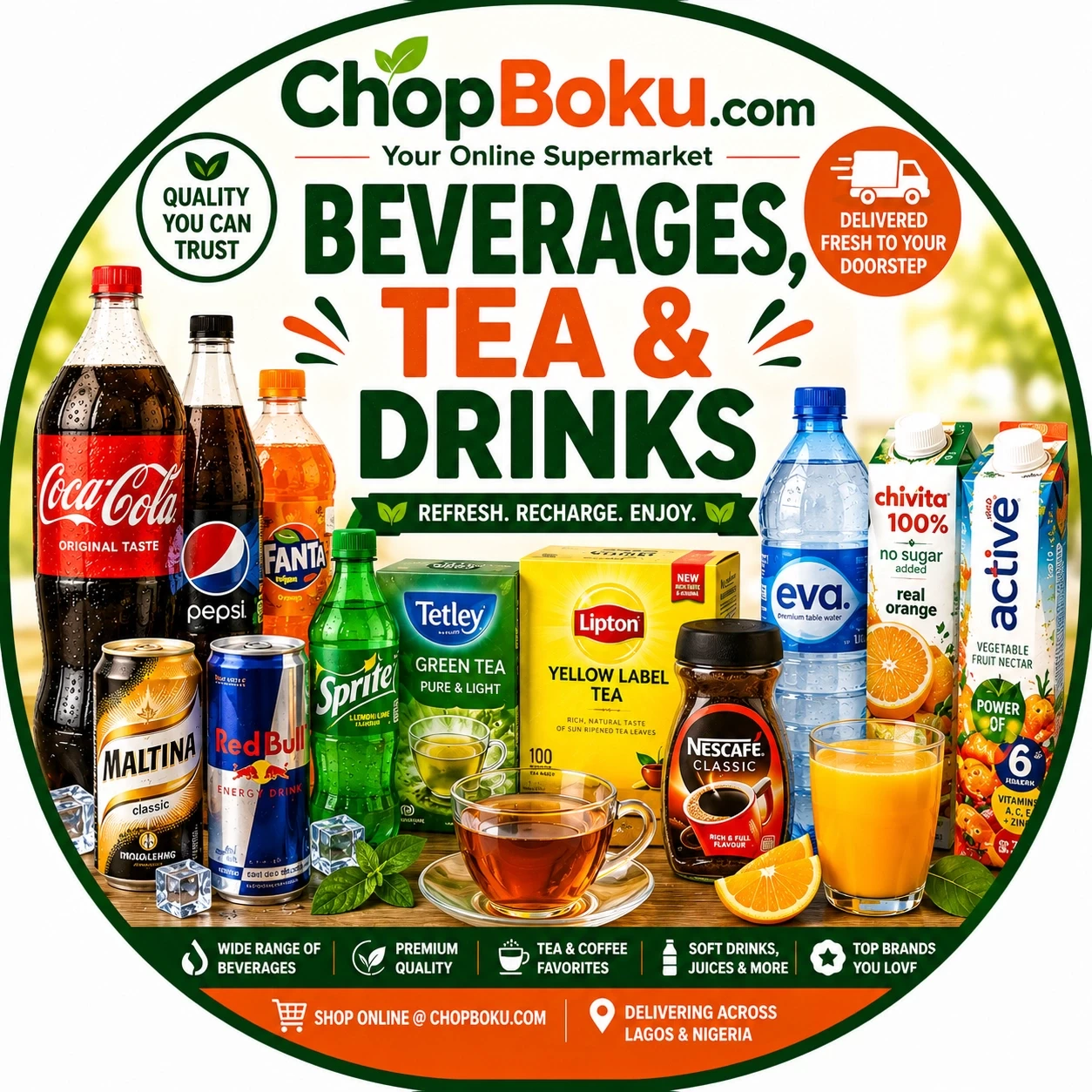 Beverages, Tea & Dinks