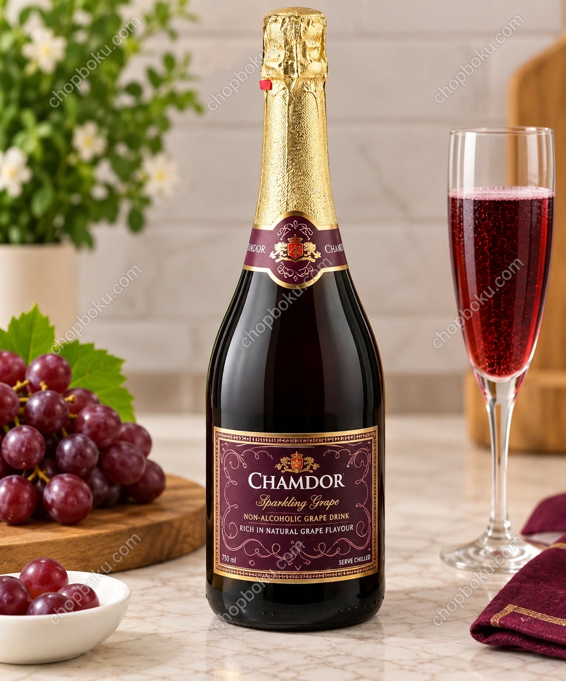 Chamdor Sparkling Red Grape 75cl