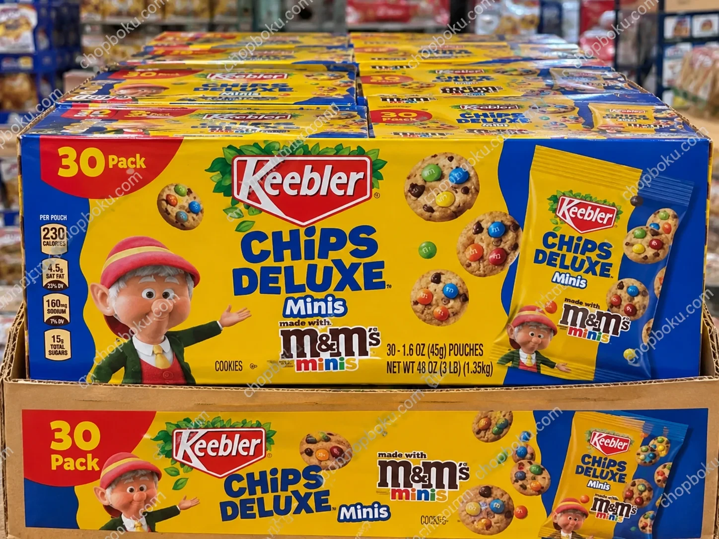 Keebler M&M's Chips Deluxe Minis Cookies – 30 Pack