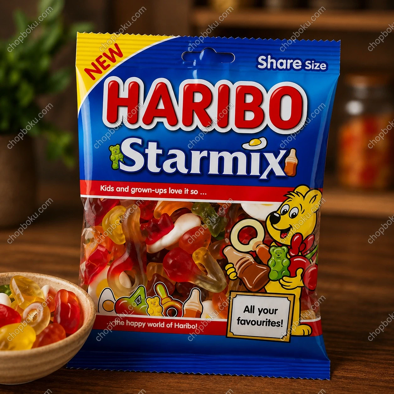 Haribo Starmix 140g – Assorted Fruit & Foam Gummy Sweets in Lagos Nigeria