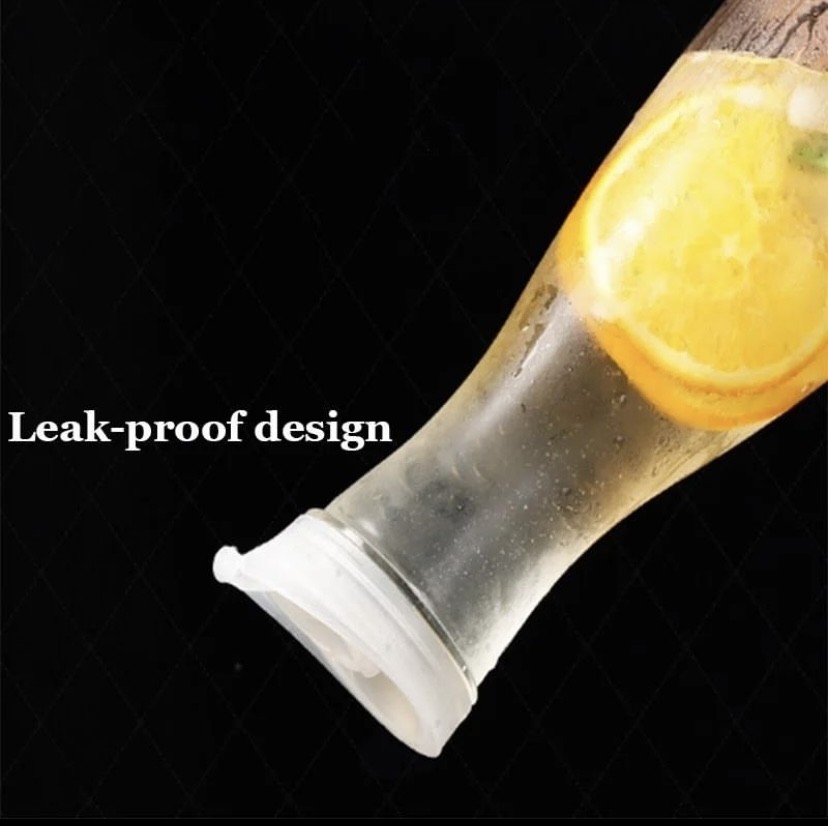 Acrylic clear carafe bottle with lid