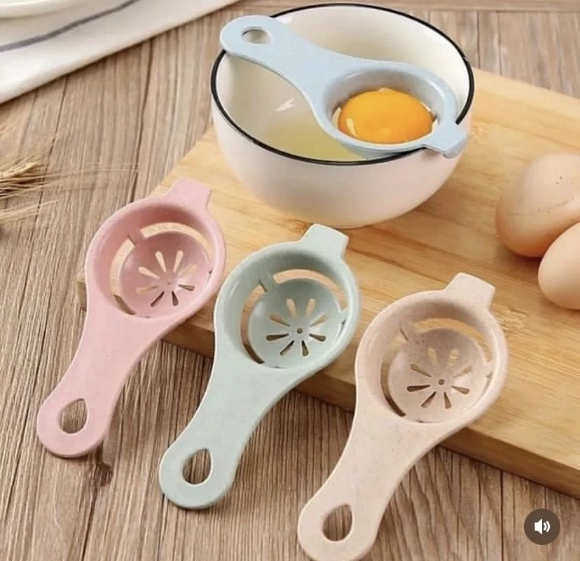 3-in-1 Egg Yolk Separator Tool – Egg White & Yolk Divider with Filter & Holder (Multi-Function Kitchen Baking Tool)