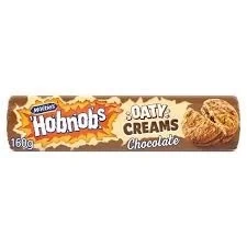 McVitie’s Hobnobs Cream Chocolate Biscuits 254g – Oaty Sandwich Biscuits with Chocolate Cream | Buy in Lagos, Abuja & Nigeria