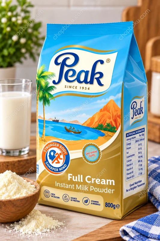 Peak Instant Full Cream Milk Powder Sachet 800g