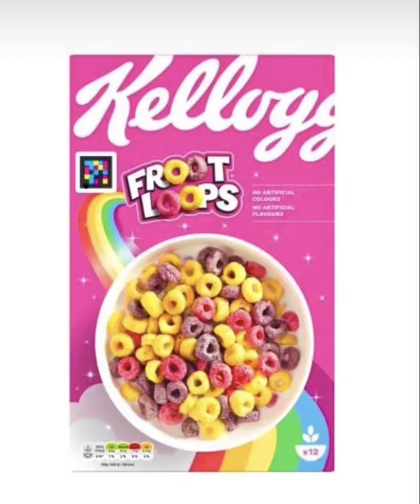 Kellogs Froot Loops cereal