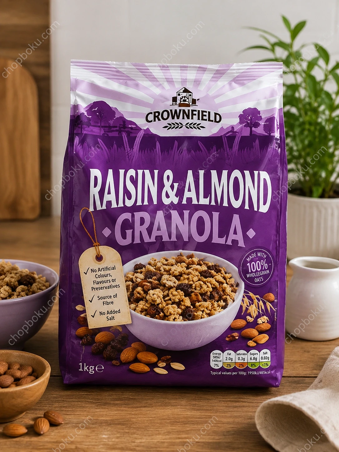 Crownfield Granola Raisin & Almond 1kg