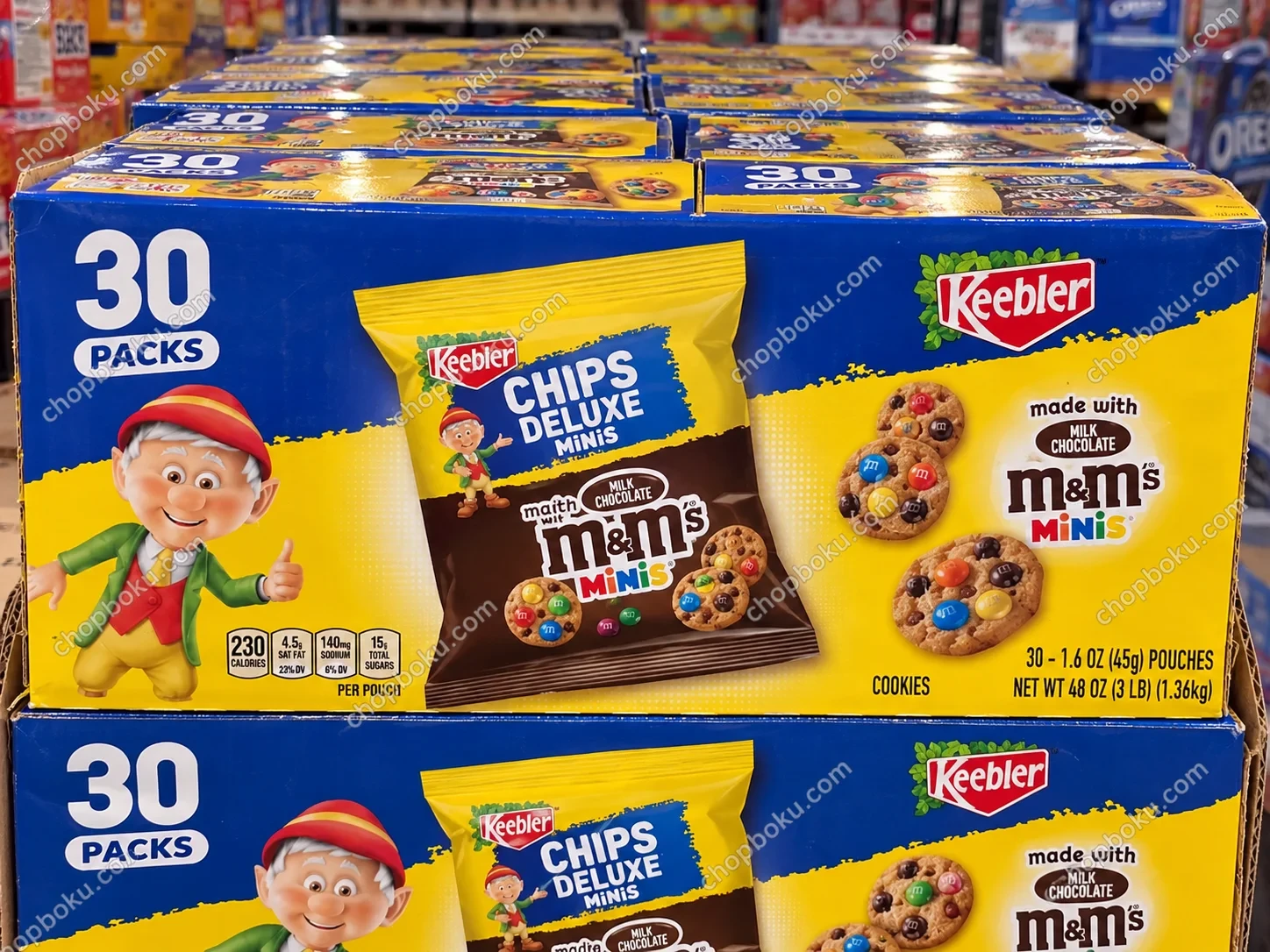 Keebler Chips Deluxe Minis M&M's Cookies 30 x 45g