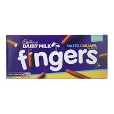 Cadbury Salted Caramel Fingers Chocolate Biscuits – Crunchy Caramel Coated Treat | Buy in Lagos, Abuja & Nigeria