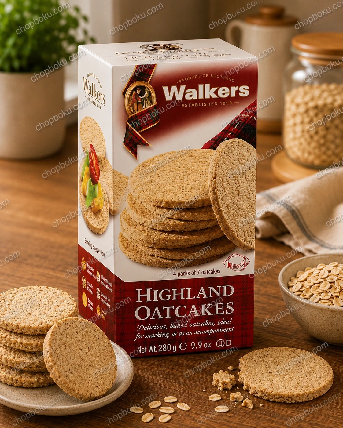 Walker's Highland Oatcakes 280g – Authentic Scottish Oat Biscuits in Lagos Nigeria