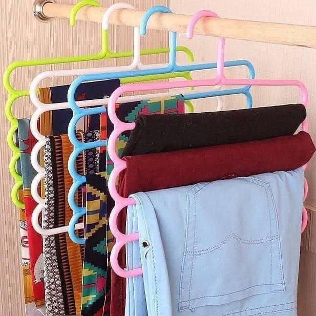 5 in 1 wardrobe hanger