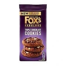 Fox’s Fabulous Triple Chocolate Cookies – Rich Crunchy Chocolate Biscuits | Buy Online in Nigeria (Lagos, Abuja, Port Harcourt)